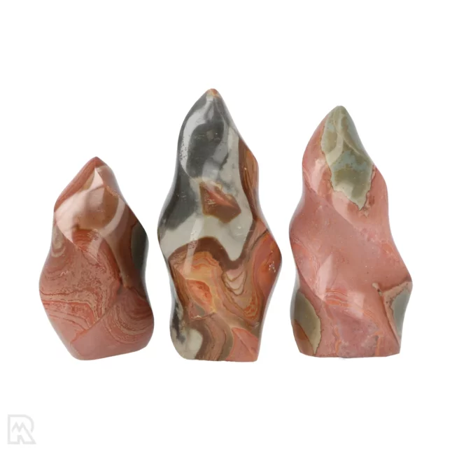 Polychrome Jasper Flames from Madagascar with item number 19174