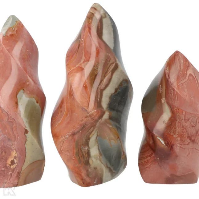 Polychrome Jasper Flames from Madagascar with item number 19174