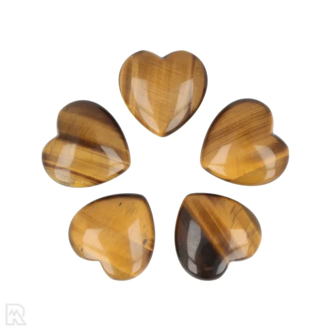 Tijgeroog Hart | 3 cm
