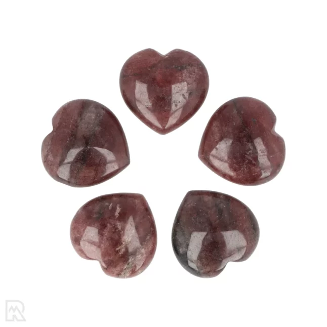 Aardbeienkwarts Hart | 3 cm