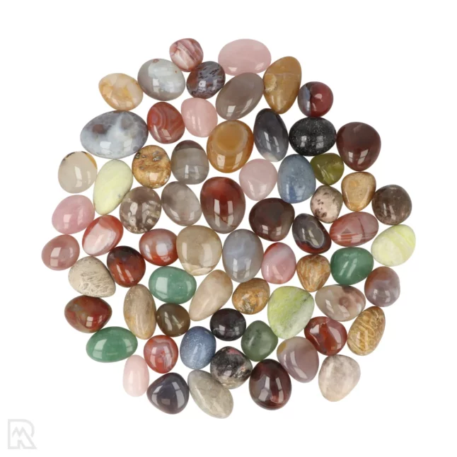 Mix Ronde Trommelstenen | M