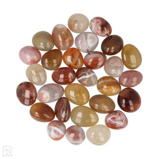 Agaat Mix Getrommeld | L