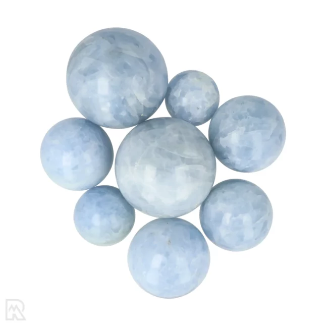 Blauwe Calciet Bollen uit Madagaskar met artikelnummer 1016