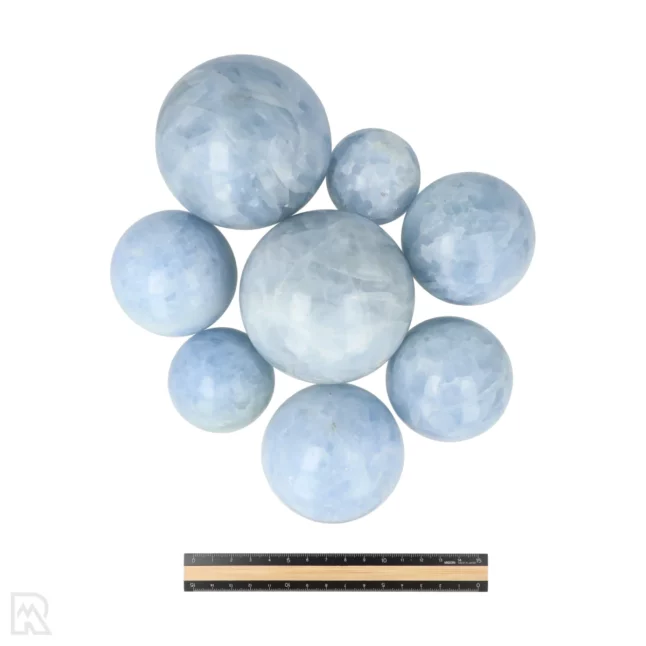 Blauwe Calciet Bollen uit Madagaskar met artikelnummer 1016