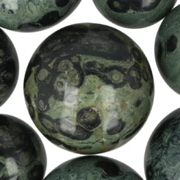 Kambaba Jaspis Bollen uit Madagaskar met artikelnummer 1026