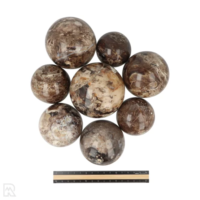 Black Opal Spheres from Madagascar with item number 1077