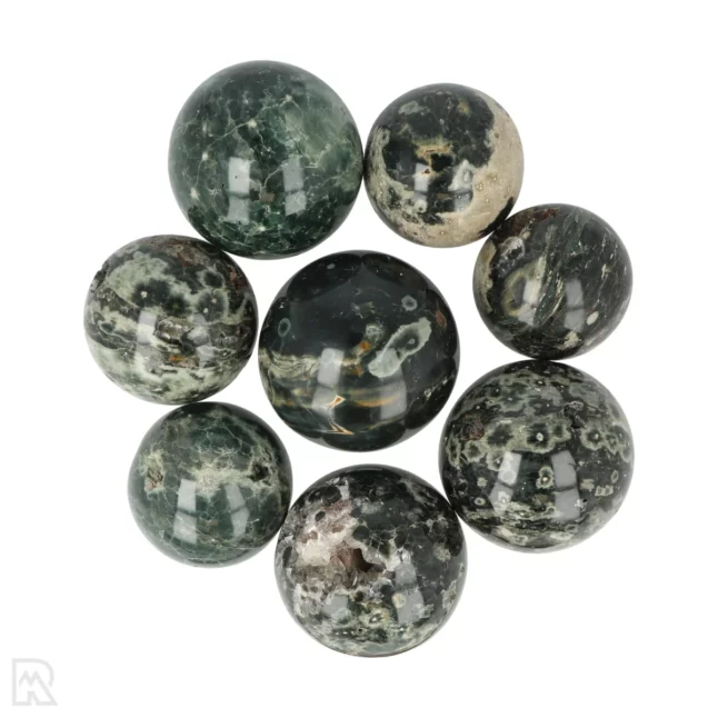 Green Ocean Jasper Spheres from Madagascar with item number 1100