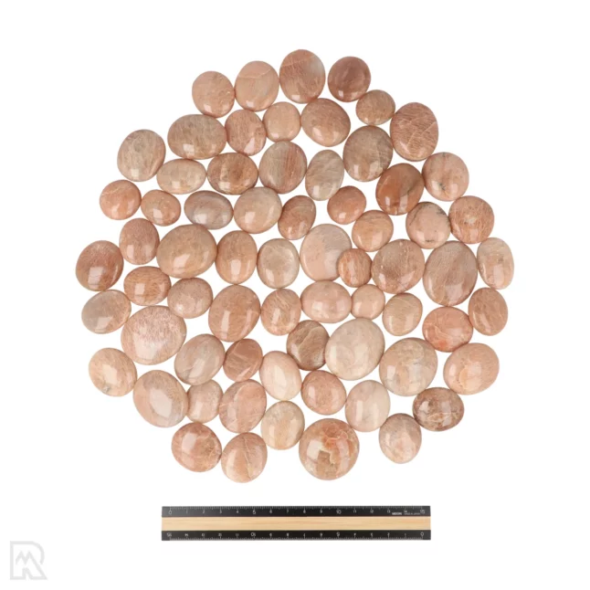 Roze Maansteen Zakstenen - Afbeelding 3