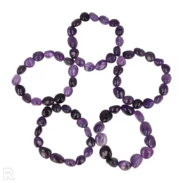 Amethyst Drumstone Bracelet from China with item number 8488