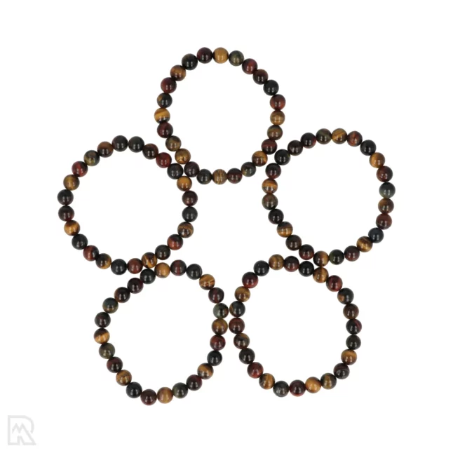 Tiger Eye Mix Ball Bracelet | 8 mm