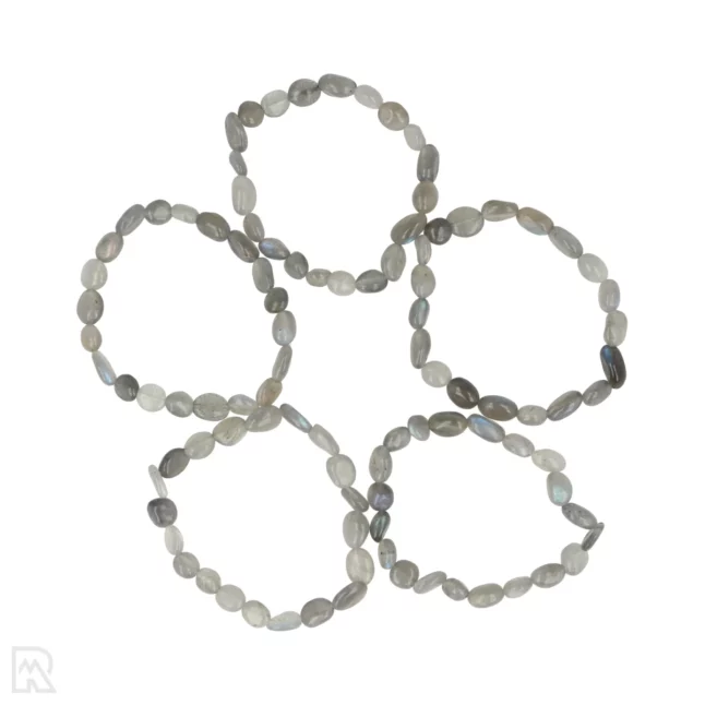 Labradoriet Trommelsteen Armband uit China met artikelnummer 8616