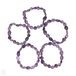 Amethist Trommelsteen Armband uit China met artikelnummer 8617