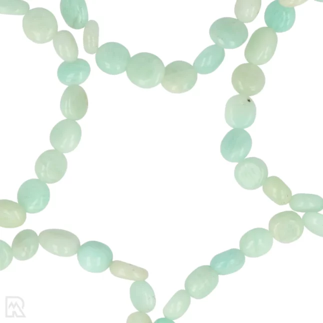 Amazoniet Trommelsteen Armband uit China met artikelnummer 8643