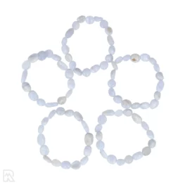 Blue Lace Agaat Trommelsteen Armband uit China met artikelnummer 8648