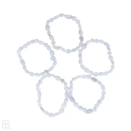 Blue Lace Agaat Trommelsteen Armband uit China met artikelnummer 8649