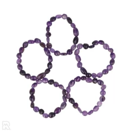 Amethist Trommelsteen Armband uit China met artikelnummer 8650