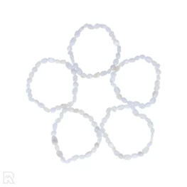 Blue Lace Agaat Trommelsteen Armband uit China met artikelnummer 8655