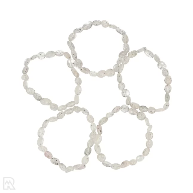 Hematiet in Kwarts Trommelsteen Armband uit China met artikelnummer 8657