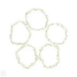 Limoenkwarts Trommelsteen Armband uit China met artikelnummer 8660