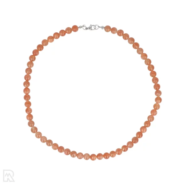 Solar Stone Extra Runde Perlenkette | 6 mm - 45 cm