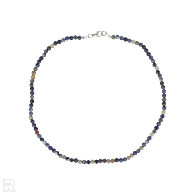 Sodaliet A/B Ronde Kralenketting | 4 mm - 45 cm