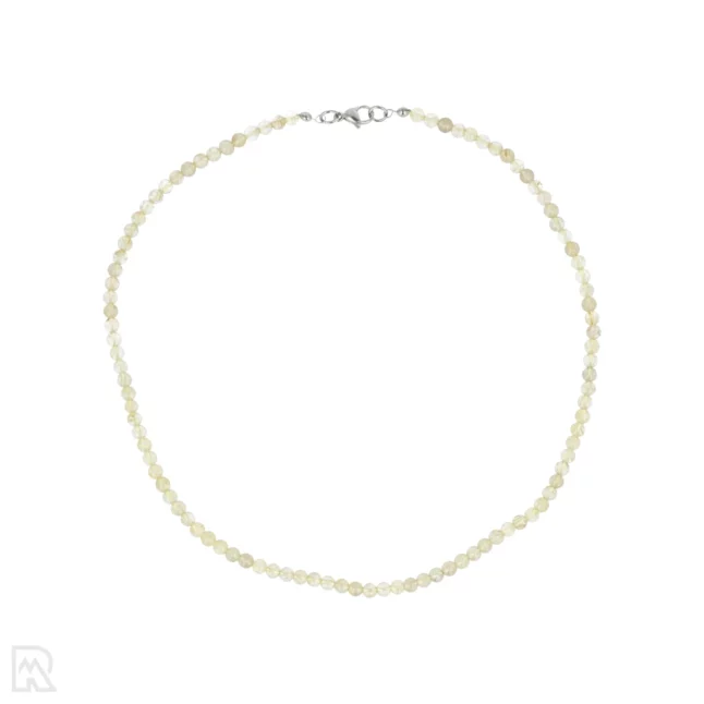 Rutilquarz Runde Perlenkette | 4 mm - 45 cm