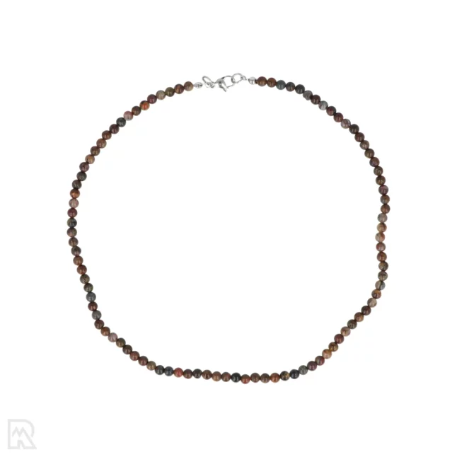 Pietersiet Ronde Kralenketting | 4 mm - 45 cm