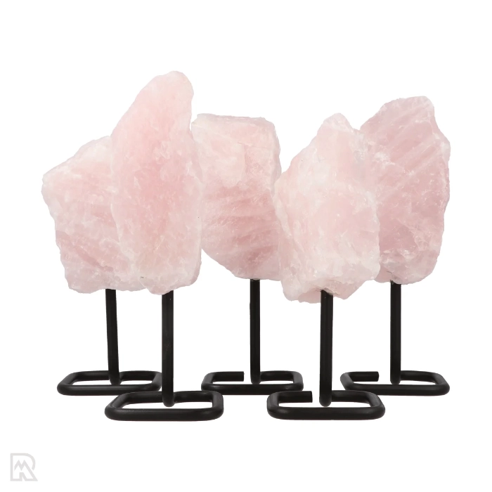 Rosenquarz auf Ständer