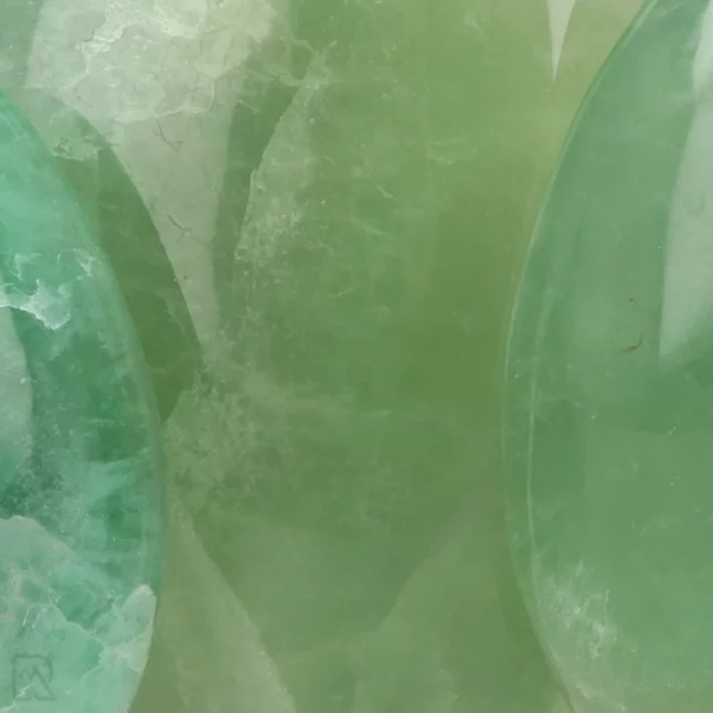 Groene Fluoriet Sculpturen - Afbeelding 2
