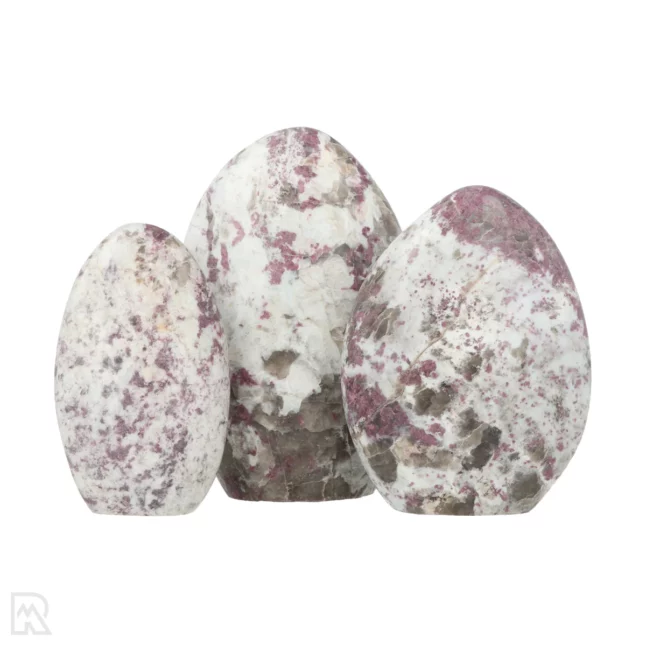 Pink Tourmaline in Quartz Sculptures