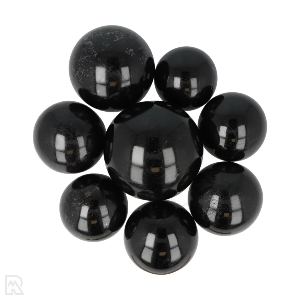 black tourmaline spheres