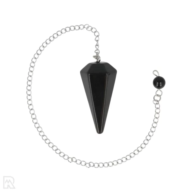 Schwarzes Obsidian Pendel