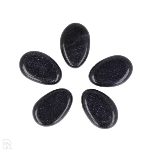 Blue Goldstone Pierced Pendant