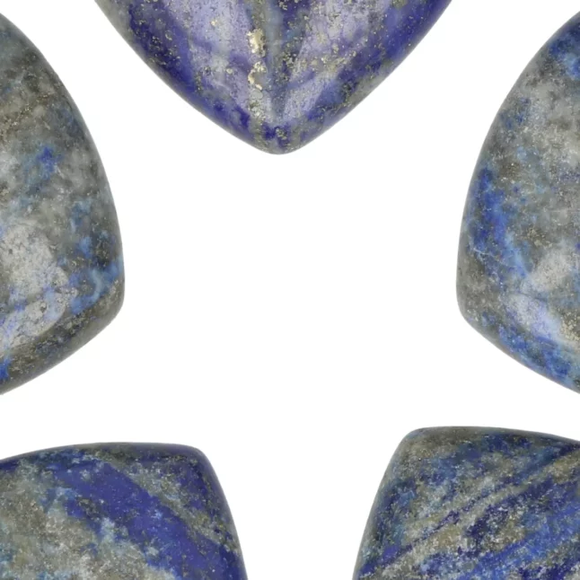 Lapis Lazuli Doorboorde Hart Hanger uit China met artikelnummer 5888