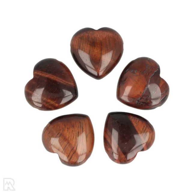 Red Tiger Eye Pierced Heart Pendant from China with item number 5892