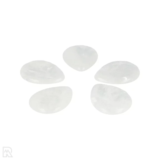 Bergkristal Worry Stone | Druppel - Afbeelding 3
