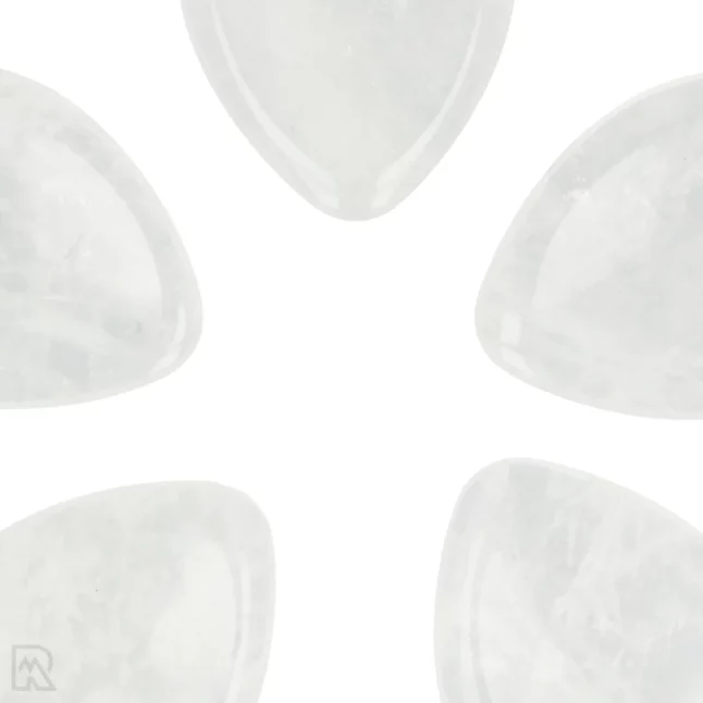 Bergkristal Worry Stone | Druppel - Afbeelding 2