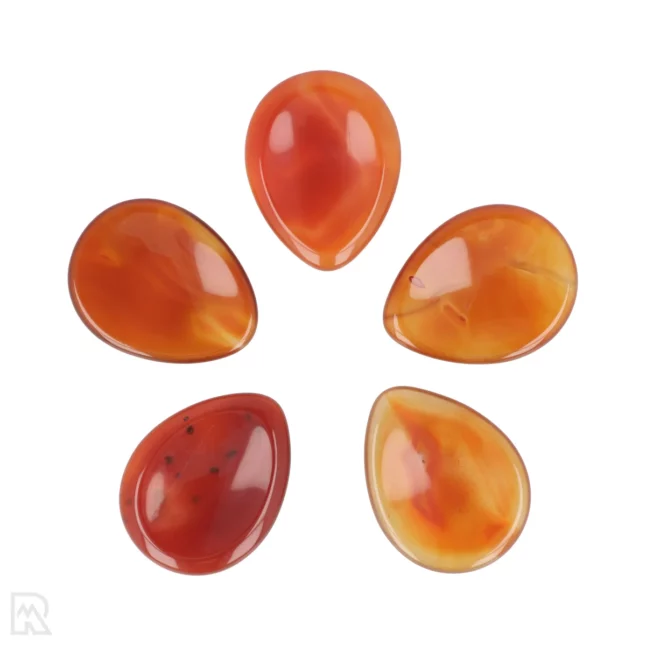 Carneool Worry Stone | Druppel