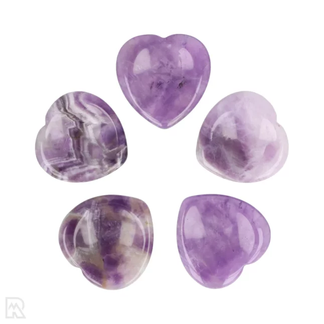 Amethyst Worry Stone | Heart