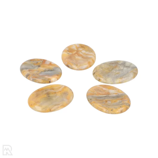 Crazy Lace Agaat Worry Stone | Ovaal - Image 3