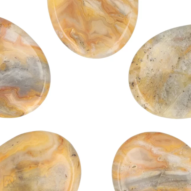 Crazy Lace Agaat Worry Stone | Ovaal - Image 2