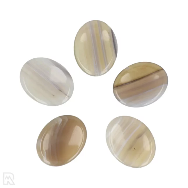 Agaat Worry Stone | Ovaal
