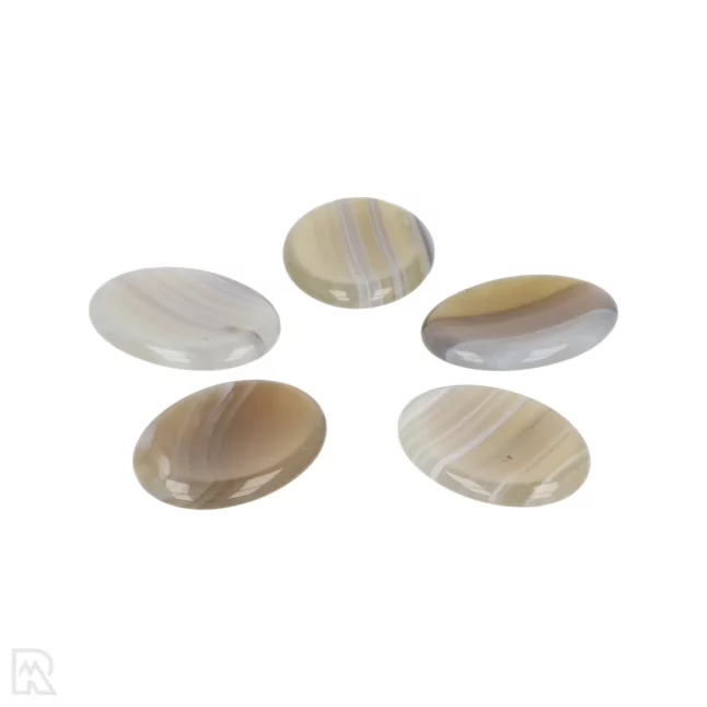Agaat Worry Stone | Ovaal - Afbeelding 3