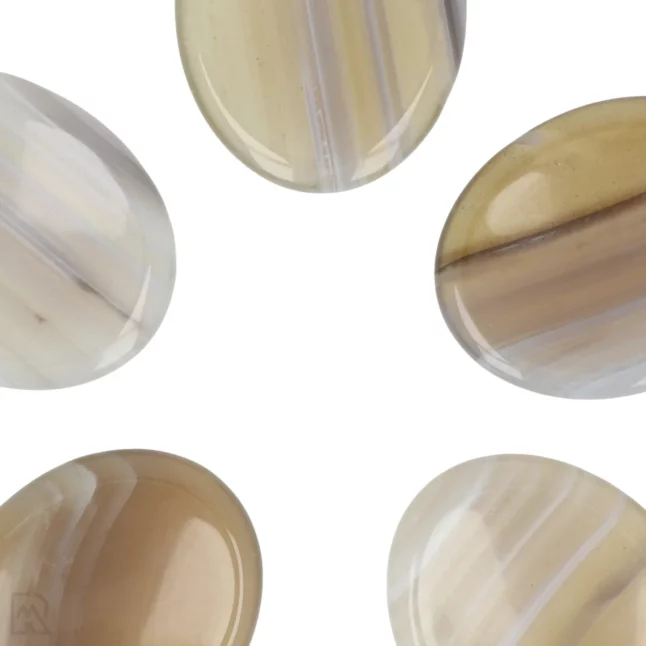 Agaat Worry Stone | Ovaal - Afbeelding 2