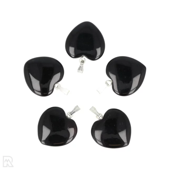 Onyx Hart Hanger | 2 cm