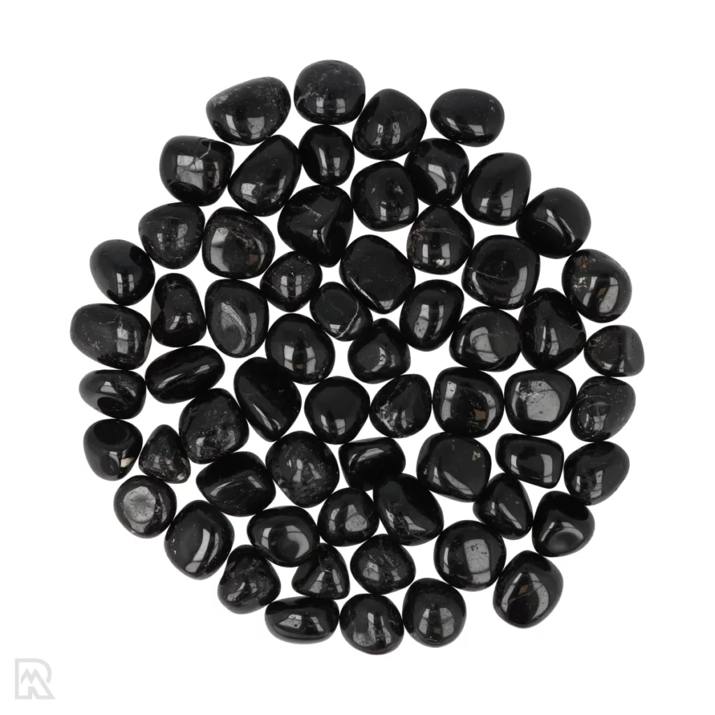 black tourmaline tumblestones