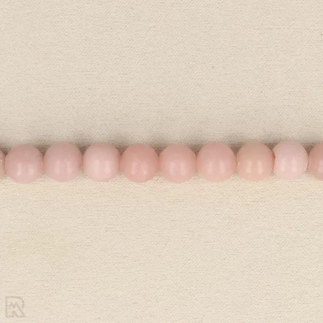 Roze Opaal Kogelarmband | 8 mm - Afbeelding 3