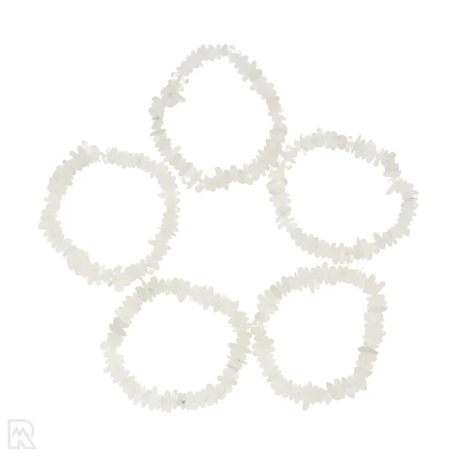 Regenbogen Mondstein Rundes Split Armband aus China mit der Artikelnummer 8282