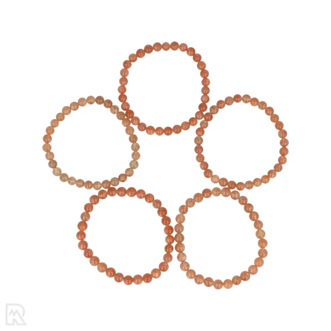 Zonnesteen Kogelarmband | AA - 6 mm