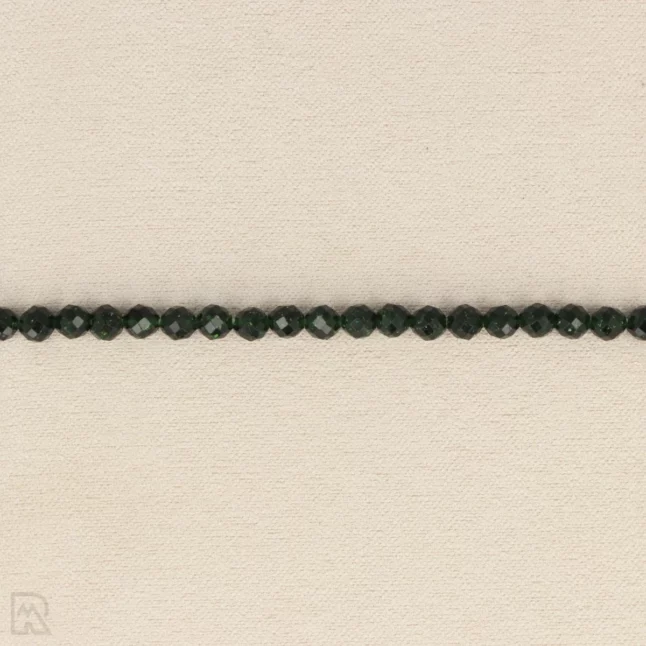 Groene Goudsteen Facetarmband | 4 mm - Afbeelding 3